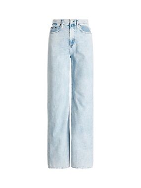 Polo Ralph Lauren Pale Blue High-Waist Wide-Leg Jeans